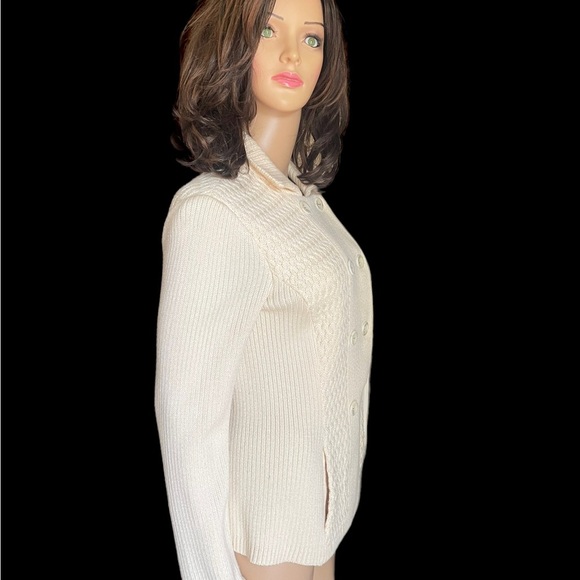 St. John Sport ivory sweater size S - Picture 4 of 16